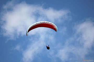 Flying in the sky